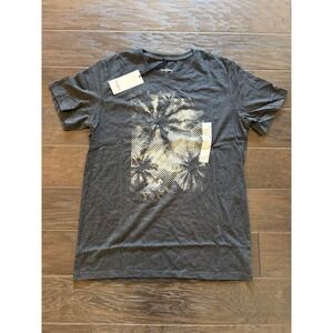 NWOT- GoodFellow- men's screen sprint palm tree tee- Size XLarge Gray